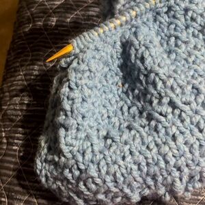 Soft Blue Knit Fabric